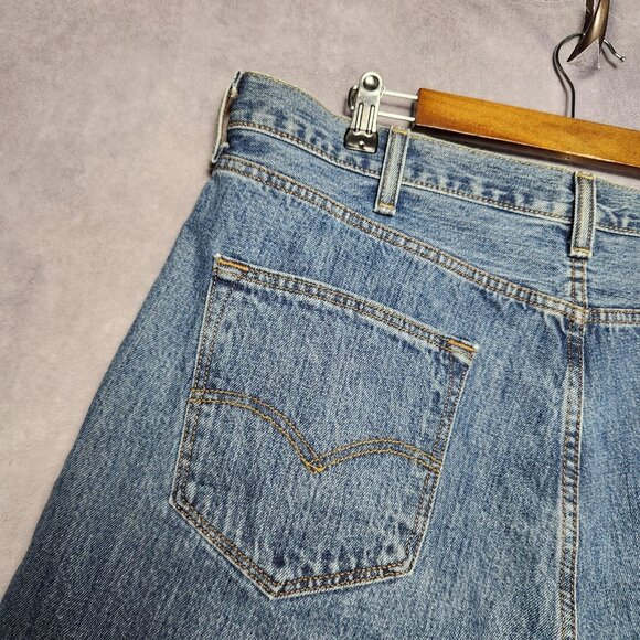 Levis 501 Jeans Mens 38x32 Straight Leg Button Fly Classic‎ Vintage Denim Pants - Picture 9 of 16